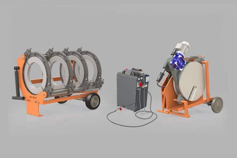 Doğalgaz hattında HDPE boru alın kaynak uygulaması