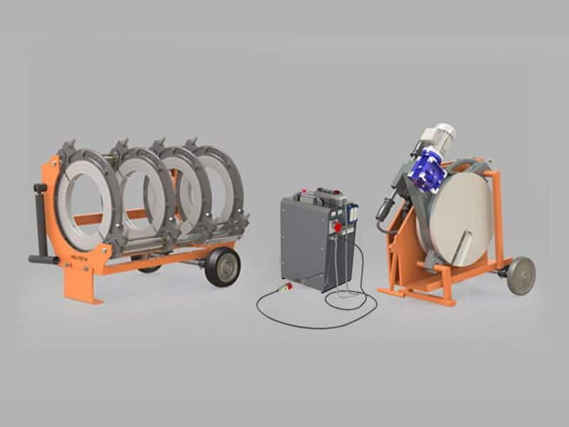 Doğalgaz hattında HDPE boru alın kaynak uygulaması